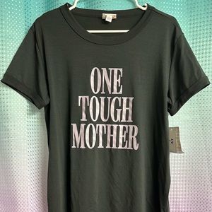 NWT Lularoe L black mother Liv tee shirt
